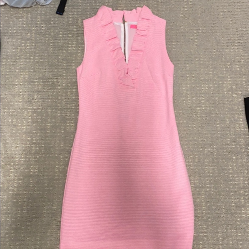 Pink Striped Lily Dress
